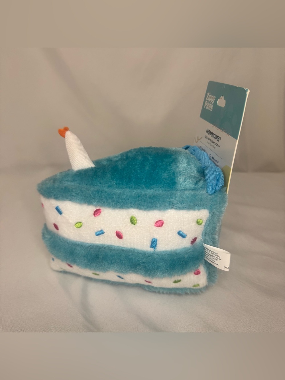 ZippyPaws Birthday Cake Dog Toy
